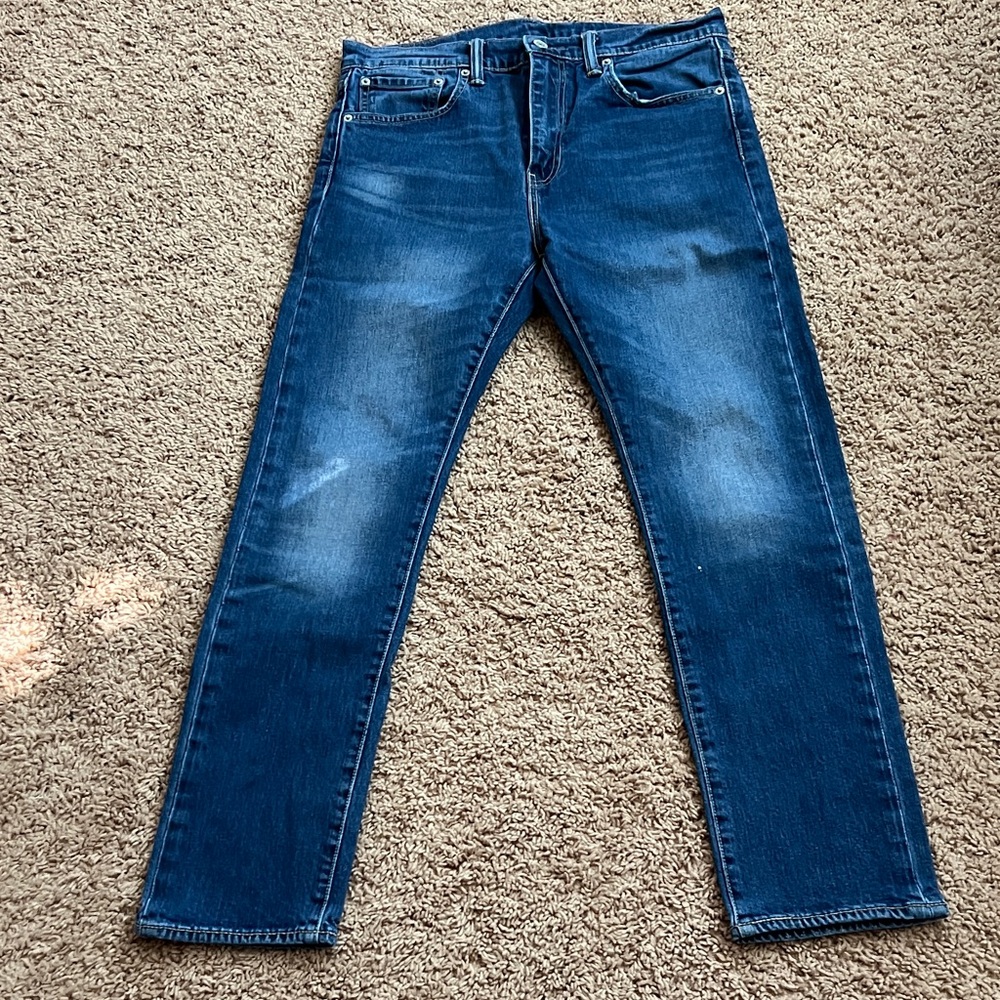 Levi's Dark Blue Straight Jeans